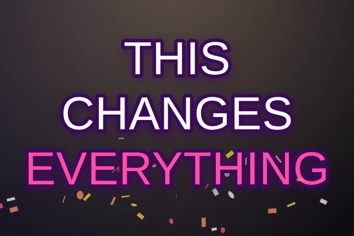 Confetti caption style: Every word pops in with its own burst of confetti