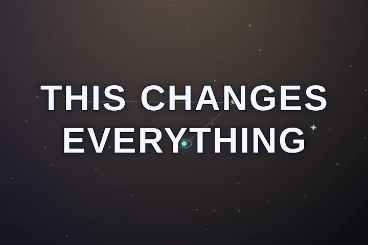 Constellation caption style: A star map connects each word while the sung one flares into view