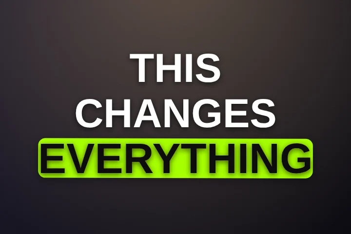 Glide caption style: A colour block slides behind each word as it’s said