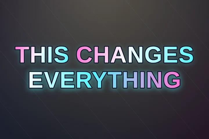 Prism caption style: Faceted rainbow light sweeps across every sung word