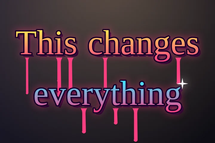 Spray Paint caption style: Sprayed-on graffiti lettering, paint drips and all